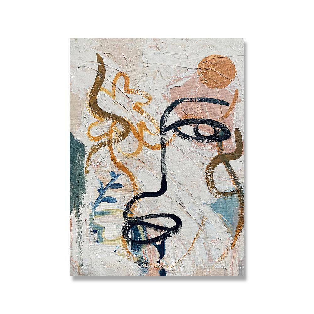 

Ретро Матисс Пикассо постеры и принты абстрактное человеческое лицо граффити настенное искусство холст картины для гостиной скандинавский домашний декор 21x30cm No Framed