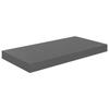 VidaXL Étagère murale flottante Gris brillant 50x23x3,8 cm MDF