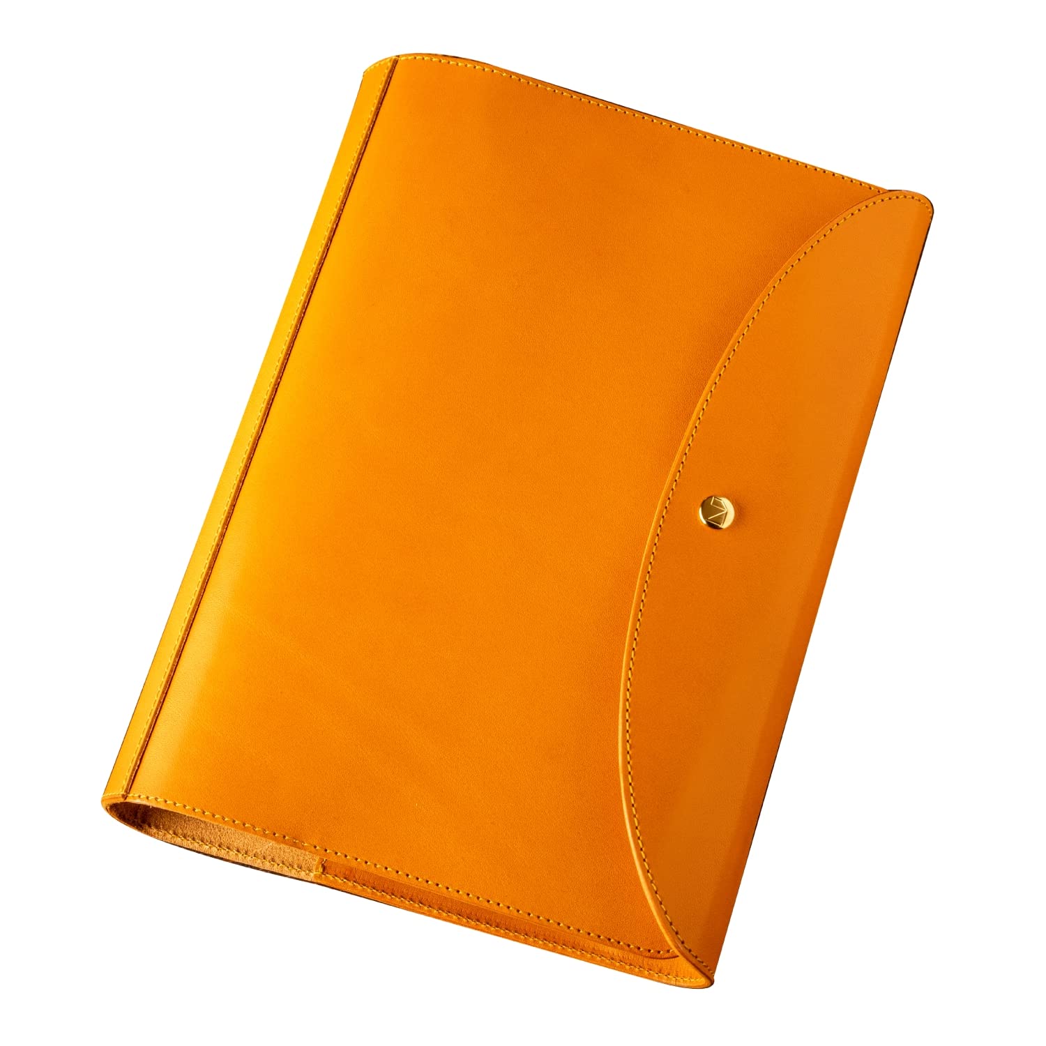 

Am de Mas Genuine Tochigi Leather Planner A5 with Pen Made in Camel NC-035 Cover, Size, Holder, Japan,