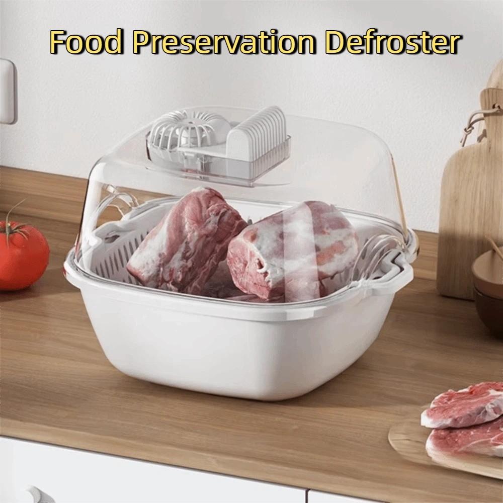 Wireless Food Preservation Defroster Ultraviolet Meat Defroster Household Drain Basket Vegetables