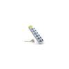 Ewent Power Strip 6 Sockets with White On and Off