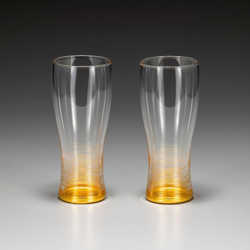 

Japanese paper Sensuji Beer Glass 360CC of [Hakuichi wrapping] Set 2