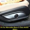 Seat Adjust Button Swtich Panel Frame Decoration Cover Trim For Mercedes Benz C CLASS W205 2014 -  ABS Accessories Interior