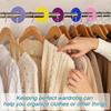 10PCS DIY Clothing Size Dividers Round Hangers Closet Dividers for Clothes Stores or Home Blank Dividers