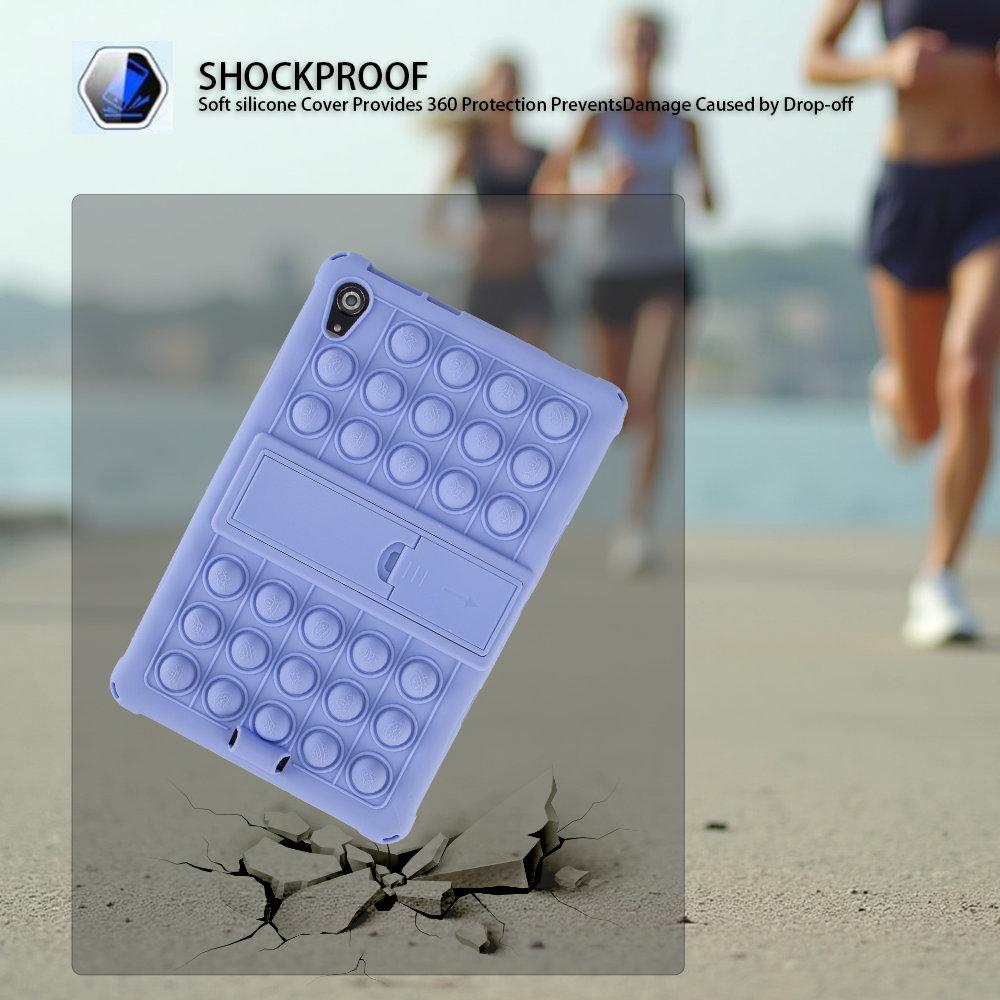 Hülle für Urao C107/Jeazans OC101/C107 Tablet 10,1 Zoll 2025, Kindersichere Weiche Silikon-Ständerabdeckung für HiGrace C107