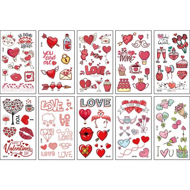 New 10Sheets/lot Children Cute Cartoon Unicorn Temporary Tattoo Stickers Baby Shower Kids Body Makeup Sticker Tattoos Mermaid Pa