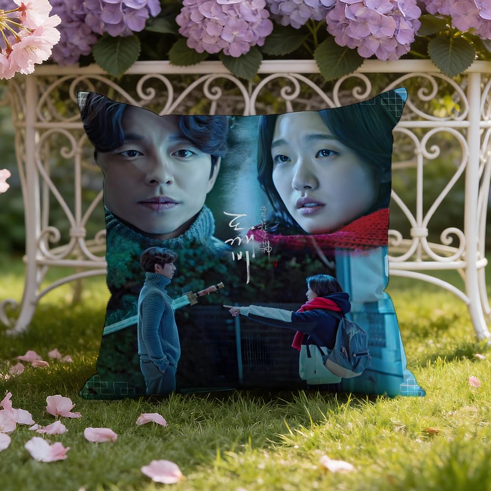 Korean drama G-Goblin  Cushion Cover Home & Car Dual-Scene Pillow Cover: Reversible for Premium Comfort