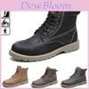 Premium Men's Outdoor Work Boots Featuring Waterproof Pu Leather For Winter Comfort