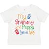 Inktastic Grammy And Pappy Love Me Toddler T-Shirt Childs Boys Girls Cute Child