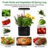 LED Grow Light Full Spectrum Plant Lamp Adjustable Dimmable Growing Lamp LED Hydroponics Lamp with 4 Holes for Indoor Plants Light