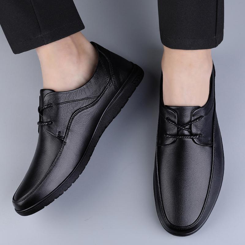 Fashion Elegant Business Shoes Men's Wedding Wedding Shoes Versatile Suit Shoes Genuine Leather Casual Shoes for Men's Free Delivery