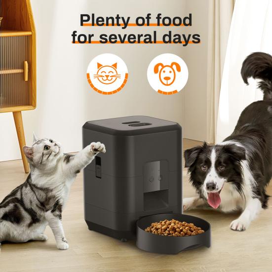 Automatic Pet Feeder 2L Cat Food Dispenser with LCD Screen Programmable Portion