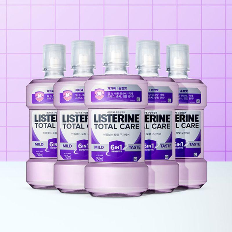 LISTERINE Total Care Mild 750mlx5 Total Care Mild 750mlx5