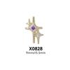 10Pcs/set Nail Rhinestones Zinc Zinc Alloy Butterfly Nail Accessories Zinc Zinc Alloy Star Nail Decorations  Nail Salon