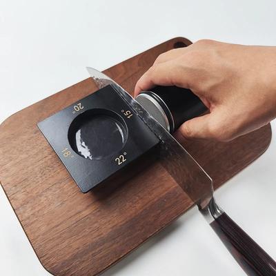 Rolling Knife Sharpener Multi-Angle Knife Sharpening Tool for Kitchen Knives - Knife Sharpener Kit Offers 15 20 18 22 Degree