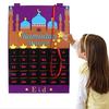 DIY Eid Mubarak Felt Ramadan Calendar With Pocket for Kids Gifts Countdown Calendrier Ramadan 2026 Kareem Muslim Party Decor