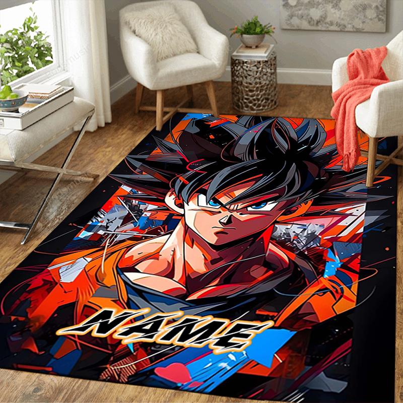 Custom 1Pc Dragon Ball Z Battle Rug Office Carpet Indoor Outdoor Entrance Doormat Nonslip Soft And Comfortable Living Room D291543