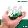 Spielzeug Modell Rennsport Retro Polizeiauto Zubehör 1:64 Legierung Gleitende Flexible Schienen Autos Autos Ingenieurfahrzeuge Kinder