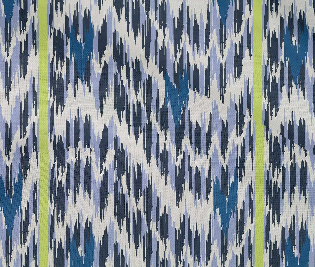 oneOone Cotton Flex Fabric Stripe & Chevron Ikat Fabric Prints By Yard 40 Inch