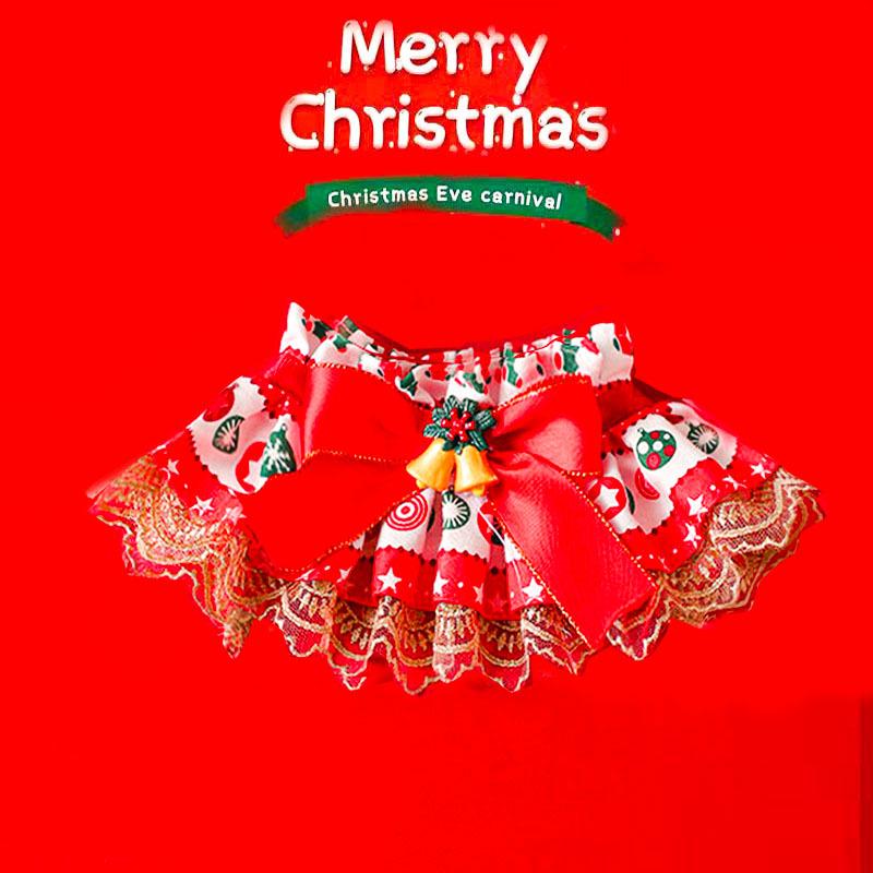 New Pet Scarf: Dog & Cat Drool Bib, Neck Warmer, Bow Tie, Small/Medium Accessories.