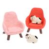 Simulation Small Sofa Stool Chair Furniture Model Toys For Simulation Dollhouse Furniture Toys Dollhouse Miniature Accessories
