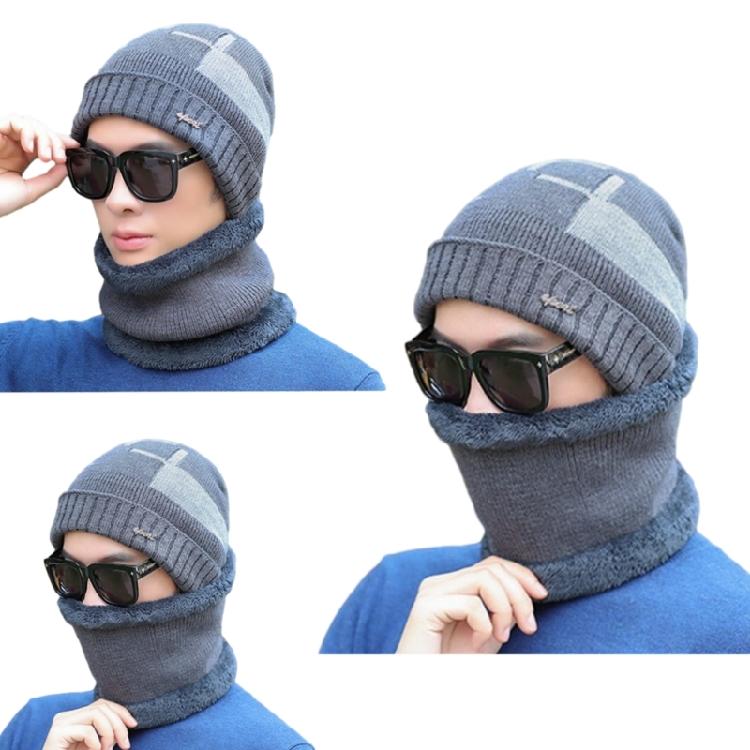Winter Warm Beanies and Scarf Casual Hip Hop Hat Adult USB Heated Knitted Cap