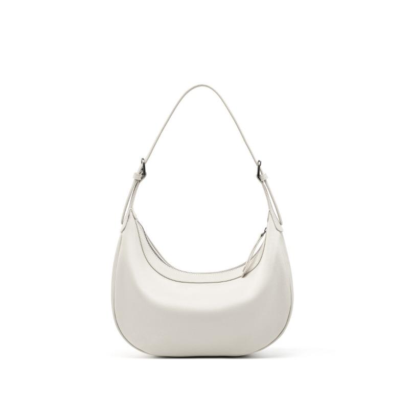 Crescent bag, new women's large-capacity shoulder bag, genuine leather women's bag, niche underarm bag