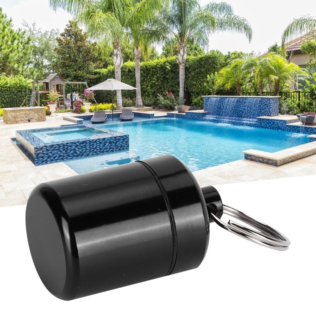 Waterproof Medicine Box Alu um Alloy     Case Holder for Swimming Pool Sauna
