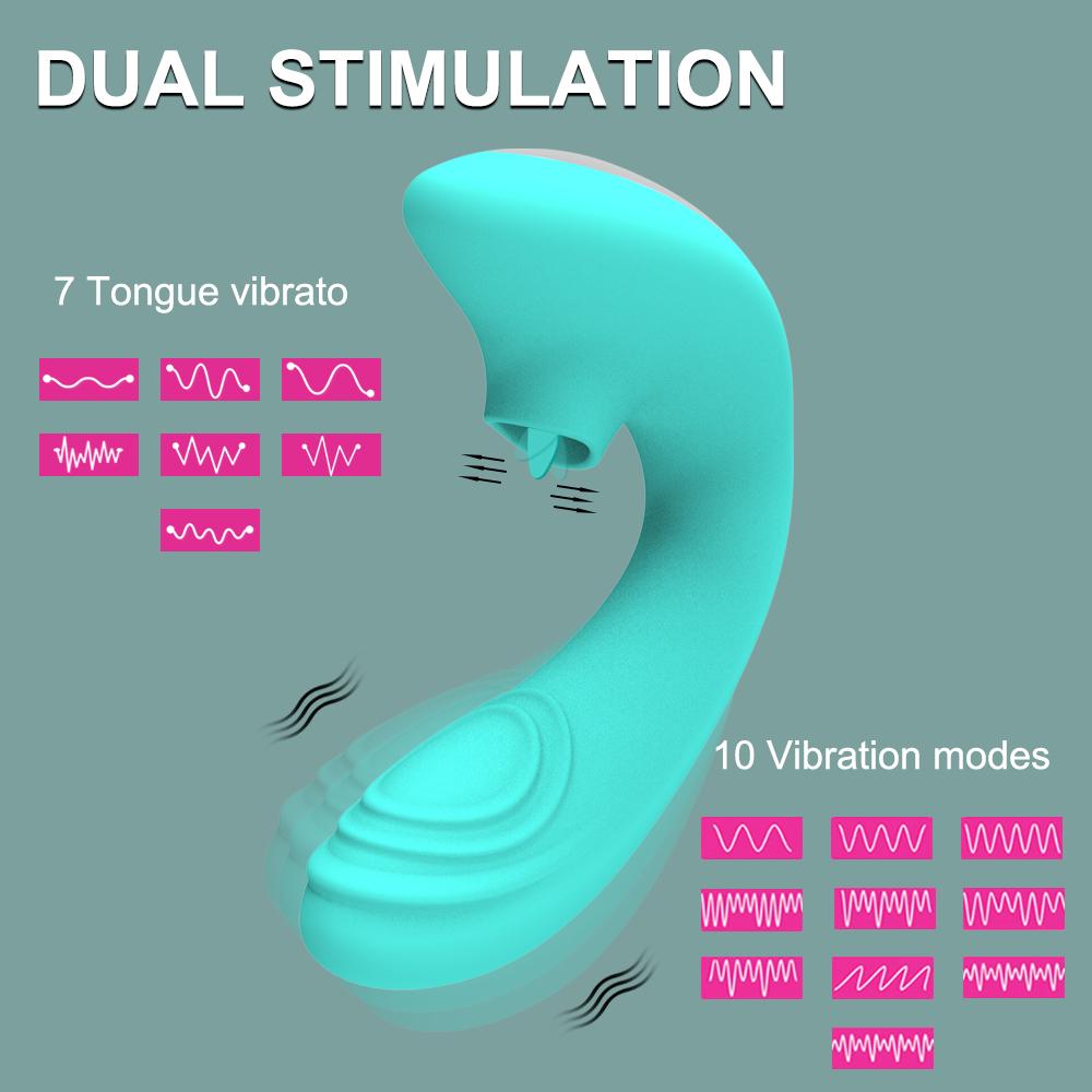 Bezdrátové dálkové ovládání Vibrátor Dámské dildo G Bodové olizování klitorisu Stimulátor magnetického nabíjení Sexuální hračky pro ženy