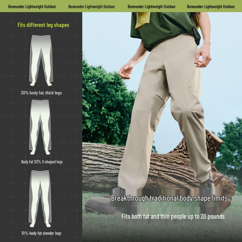 Beneunder EL594 Men's All-Season Casual Outdoor Pants