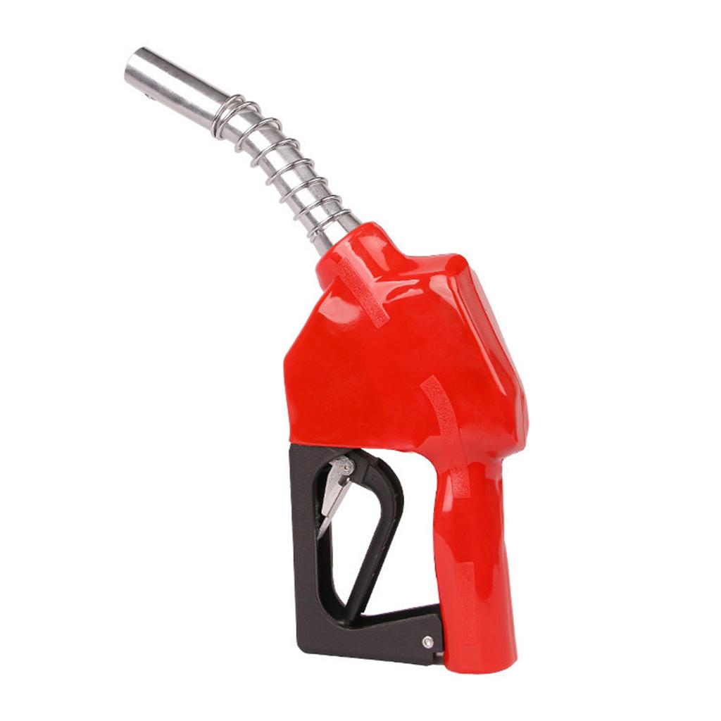 Auto Shut Off Fuel Nozzle, Aluminum Alloy Diesel Fuel Nozzle with 1   Inlet and 15 16   Outlet, Red