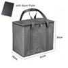 Thermal Insulated Food Delivery Bag Tear Resistant Aluminum Foil Lining Reusable Zipper for Commercial Food Delivery Service
