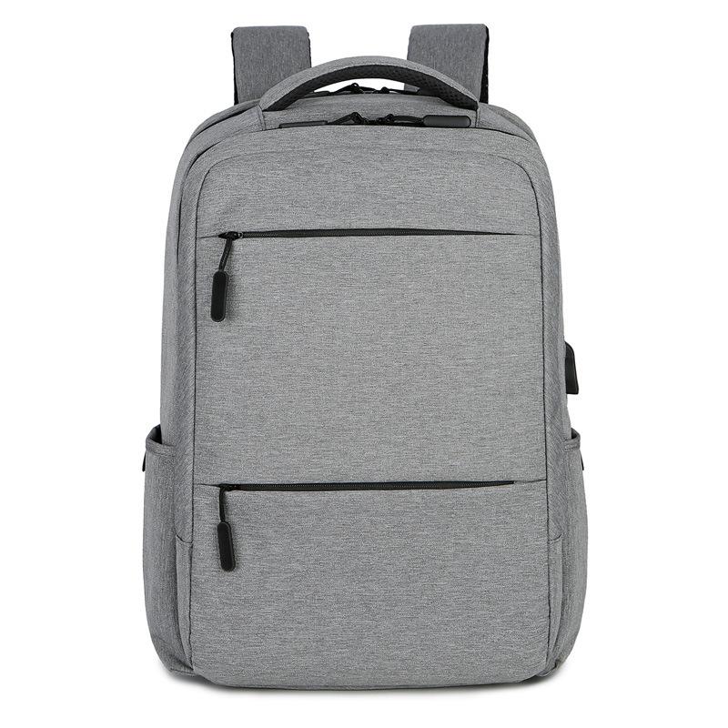 Large-capacity Waterproof Wear-resistant Backpack Casual Travel Backpack Unisex Student Laptop One Size серый