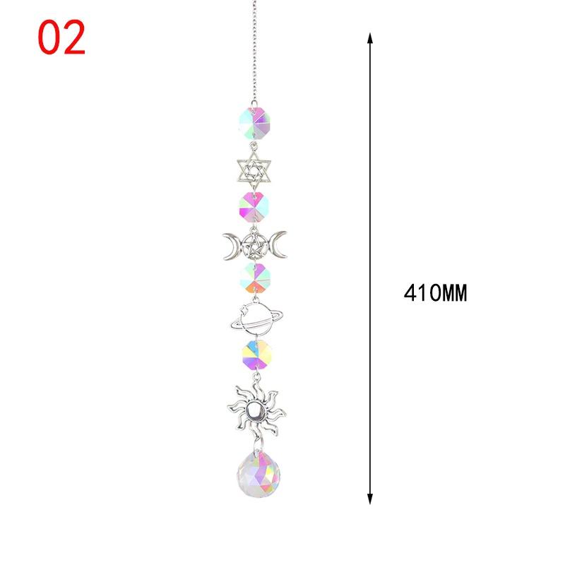 1pc Wind Chime Sun Catcher Pendant Dream Catcher Hanging Drop Home Garden Decor Windchime