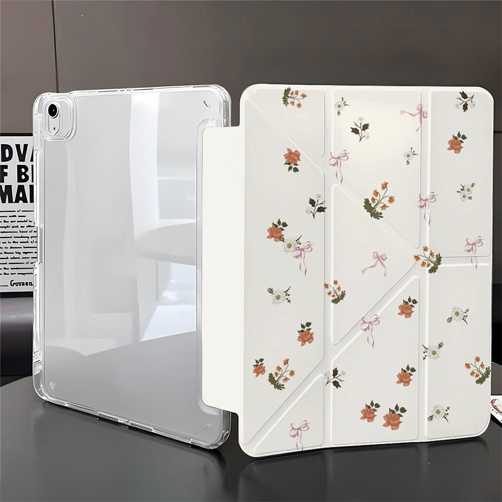 Para iPad Pro 11 12.9 13 Pulgadas M2 M3 2025 A16 11ª 10ª Generación 10.9 Air 5 4 9ª 8ª 7ª 10.2 Mini 6 Funda Inteligente con Soporte para Lápiz