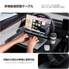 YZ For Tesla Model Y YL 3 Highland Juniper Standard 2-in-1 Foldable Car Steering Wheel Table Desk Board Tray&Car Seat Gap Filler Organizer Lapto