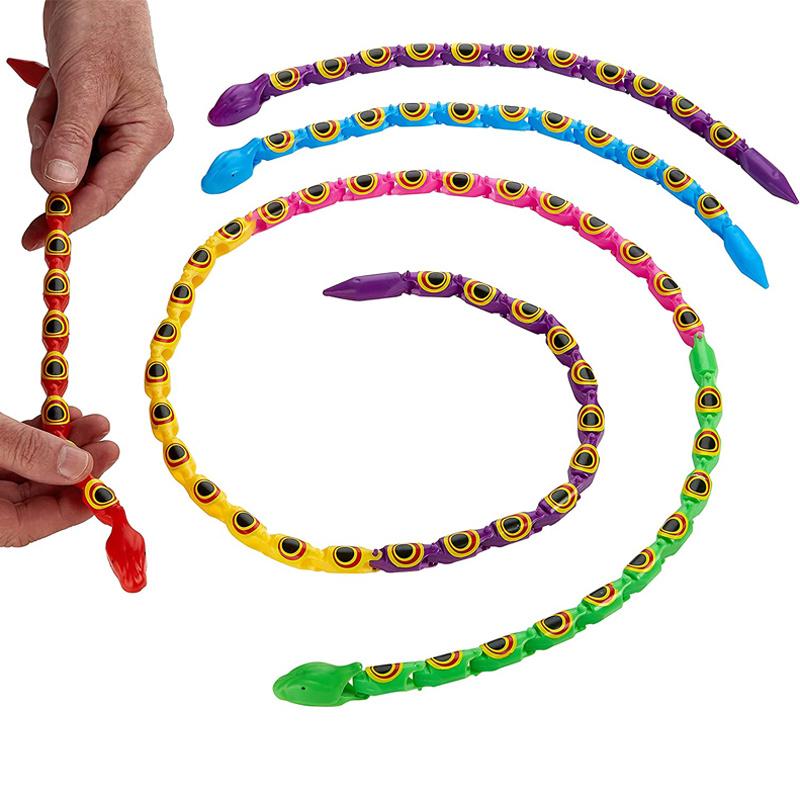 Children's Novel and Funny Simulation Toy Twist Snake Party Party Prank Joint Snake Toy Objet Insolite Cosas Raras Holiday Gift
