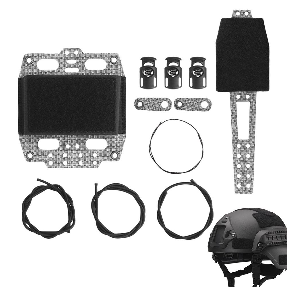 Battery Pouch For Helmets Battery Pack Case Balance Weight Bag 1000D Nylon Adjustable Elastic Cord Outdoor Accessories For