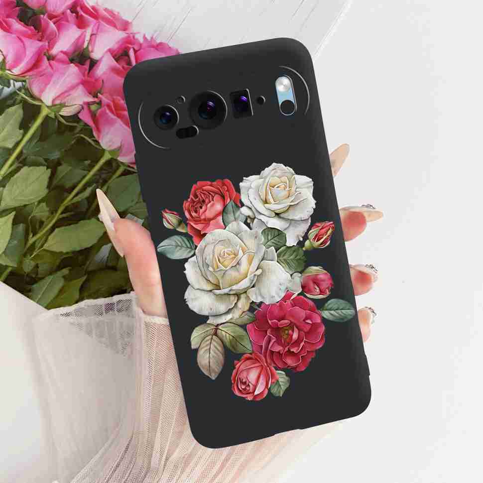 For Google Pixel 9 5G G2YBB Case Butterfly Painting Silicone TPU Black Cover For Google Pixel9 5G GUR25 G1B60 Bumper Shell