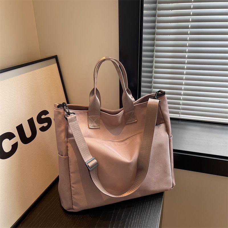 

Сумка женская нейлоновая рабочая через плечо холщовая Purple