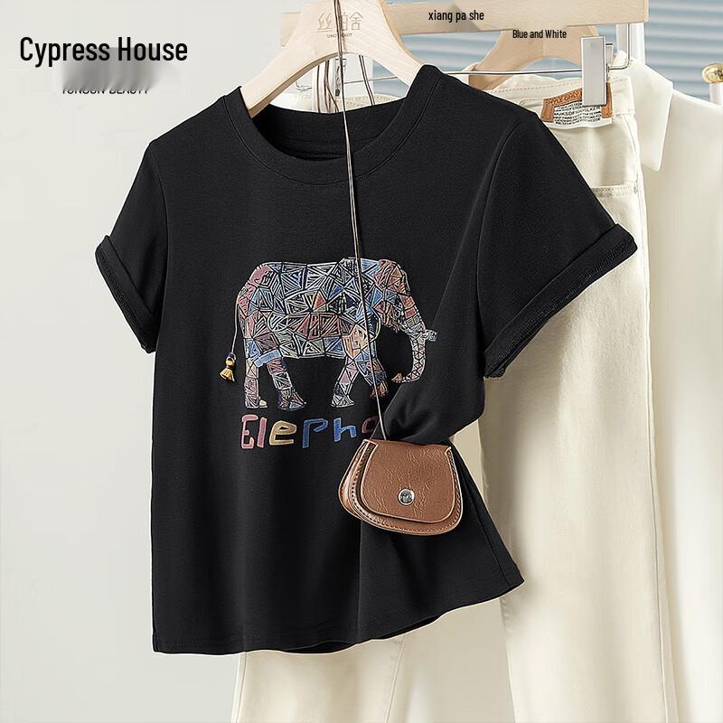 

Sibaishe Women s Slim-fit Round Neck Short Sleeve T-shirt