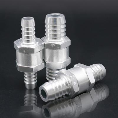 Rückschlagventil 4mm/6mm/8mm/10mm/12mm/14mm/16mm Luft Vakuum Aluminiumlegierung