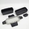 OSK Bento Box Lunch Box with Calm Charcoal Color Made In Dishwasher and Microwave Safe PCW-700S, Two-Tier Dividers, 700ml, (CMC No.3), Japan,