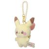 Takara Tomy Arts Plush Mascot with Chain Pikachu Plush Approximately 13cm Tall (TAKARATOMY A.R.T.S) Pokémon PokéPiece (Colorful Ver.) Toy,