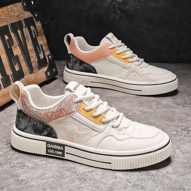 

2026 Autumn New Fashi Trend Casual Low Top Canvas Shoes Men s Niche Designed Comfortable Breathable N Slip Lace Up Sneakers 39 розовый