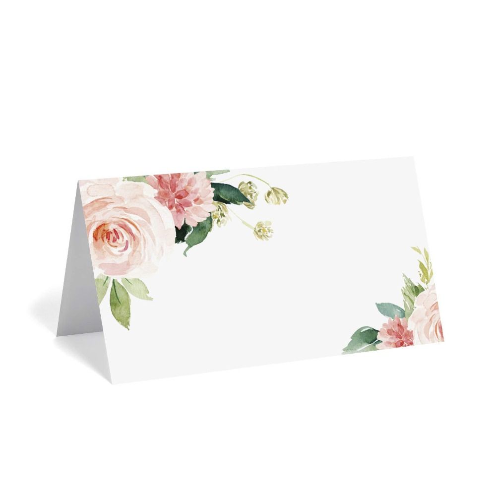 50pcs Paper Seating Place Cards Writable Tented Name Card Gift Cards  Banquet Tables
