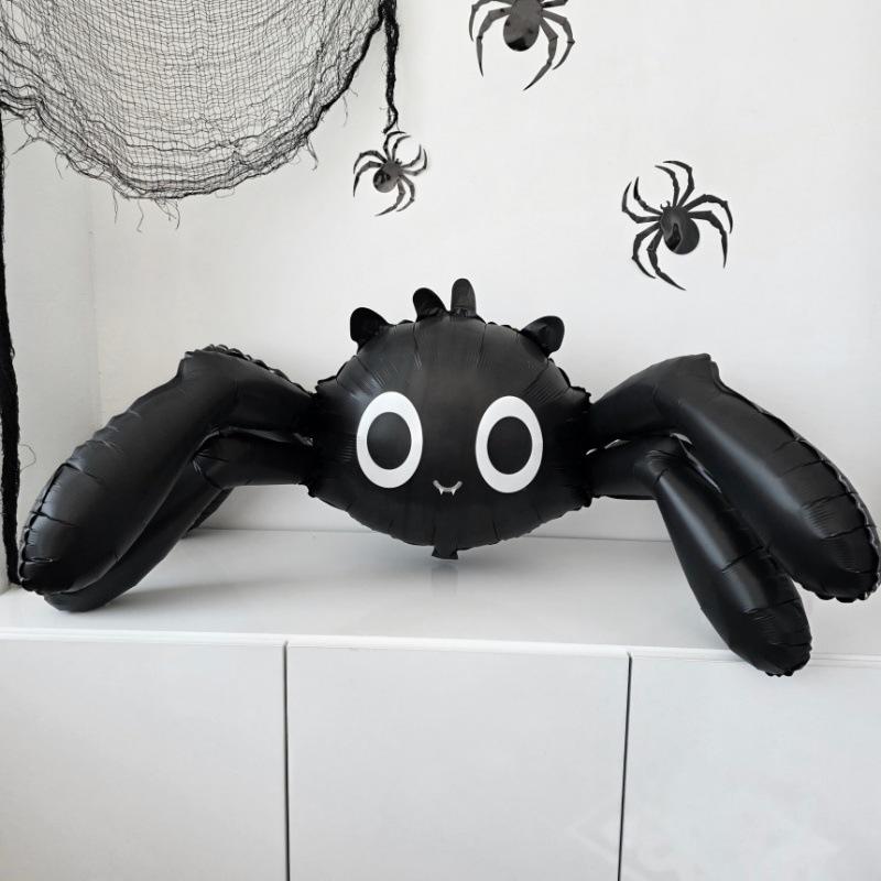 

Halloween 3D Black Spider Balloon Ghost Festival Party Decorations Trick Toy Balloon Halloween Party Supplies Inflatable Ballon чёрный