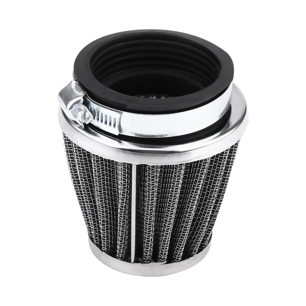 Qiilu Power Filter Air Intake Filter for Honda Kawasaki Yamaha (48MM)