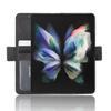 Leather Case For Samsung Galaxy Z Fold 7 6 5 4 3 Fold6 5G With Pen Slot Card Solt Holder Phone Bag Magnetic Flip Wallet Cover