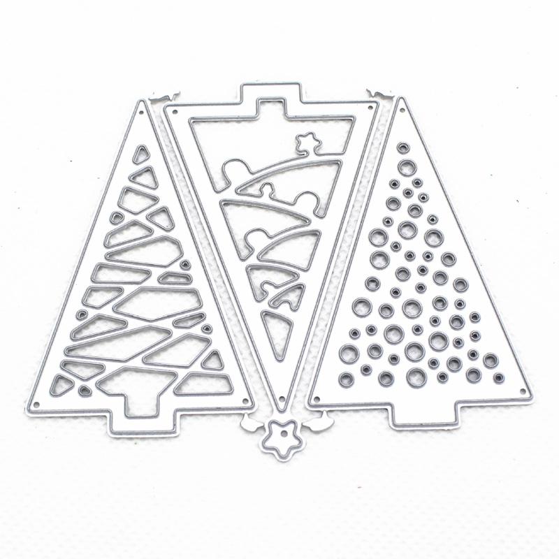 

Треугольная пагода, дерево, дизайн, скрапбукинг, ремесло, штамп, 3D DIY, изготовление фестивальных карточек серебряный